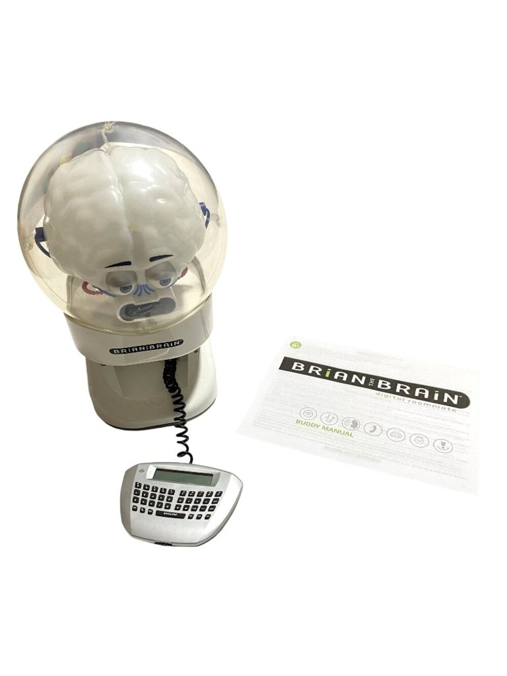 MEGA Brian The Brain Interactive Digital Roommate Desktop With Manual TESTED